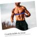 Kisangel Breathable Heart Rate Monitor Strap - Sports Equipment & Devices for Athletes | 17.00x0.10cm - Blue - Buy Online on GoSupps.com