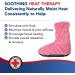 Doctor Developed Heated Booties - Foot Warmers for Women & Men - Heat Therapy Socks with Microwavable Heating Pad - Pink - One Size - Buy Online on GoSupps.com