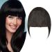 SEGO Pony Hairpiece Real Hair Fringe Clip On In Front Hair One Piece Extension 100% Remy Human Hair Straight