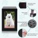 NEWDREAM Dog Urns for Ashes - Wood Keepsake Memorial Pet Ashes Photo Box in Black - Buy Online on GoSupps.com