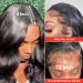 Beeglamor 180 Density Body Wave Lace Front Human Hair Wig | Brazilian HD Transparent Lace Frontal Wig for Women | Pre Plucked with Baby Hair | Natural Look - Buy Online on GoSupps.com