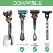 Linkidea Ceramic Shaving Razor Stand for Fusion 5 Proshield Proglide Mach 3 - White - Buy Online on GoSupps.com