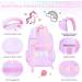 BYXEPA Girls Backpack - Cute School Kids Book Bag with Compartments for Students - Purple Kids' School Bag - Buy Online on GoSupps.com
