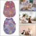2 Pcs Warm Pet Shirt Footprints Pattern Pet Plush Pullover Soft Dog Plush Warm Hoodies Coat Apparel for Rabbit Cat Kitten Dog Puppy (XXS) - Buy Online on GoSupps.com
