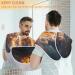 Shop Pineapple Beard Bib Apron with Glasses & Headset - Perfect Father's Day & Christmas Gifts for Men - Beard Hair Catcher with Suction Cups - Buy Online on GoSupps.com