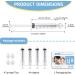 Aufisi Nasal Syringe Set for Babies - 4 Reusable Nasal Douches 10ml Portable Nasal Rinse with Silicone Tip - Safe & Comfortable High-Quality Nasal Care - Buy Online on GoSupps.com