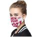 2021 Happy New Years Print Adult Disposable Christmas Facemask 3Ply Breathable Cloth Face_Masks 10PCS - Fits Men and Women