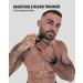 SUPRENT Adjustable Beard Trimmer for Men - Cordless Electric Precision Dial 19 Length Settings Mustache Trimmer - USB Rechargeable - Buy Online on GoSupps.com