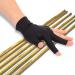 2 PCS Left Hand Open 3 Finger Billiards Snooker Shooter Pool Cue Gloves - Buy Online on GoSupps.com
