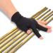EJOYOUS 2 pieces of billiard gloves unisex stretchy 3 finger snooker glove left billiard glove for billiards 3-finger gloves Billard snooker Queue gloves