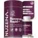 Nuzena Resveratrol Supplement Capsules 1200mg, Made in USA Natural Immune System Booster and Anti-Aging Support Capsules, Extra Strength Formula for Health & Heart (60 Capsules, 30 Servings)