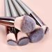 18 Pieces Cosmetic Brush Set Professional Makeup Powder Applicator for Eyeshadow Blush Eyelashes Eyebrows Foundation Powder Brushes Set - Buy Online on GoSupps.com