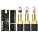 RoseFlower Moisturizing Lip Balm 3 Pack Moisturizing Color Changing Lipstick UltraLight Lip Balm Long Lasting Lipstick for Dry Lips Soothes and Conditions 9