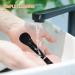 PATKAW Foundation Makeup Brushes Double-ended Concealer Brush Loose Powder Brush for Beauty Liquid Powder Blending Buffing Face Makeup Tools Black - Buy Online on GoSupps.com