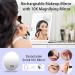 Rechargeable Travel Makeup Mirror with 10X Magnifying Mirror - Portable Lighted Cosmetic Mirror for Travel & Office - 3 Light Modes - Touch Screen Dimming - White - Buy Online on GoSupps.com