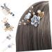 minkissy 4 Sets Bridal Headwear Blue Flower Hair Clip Blue Hair Accessories Bride Headpiece Bridal Tiaras Pearls Hair Clips Rhinestone Bobby Pins Bridal Hair Clips Bridesmaid Comb Wedding - Buy Online on GoSupps.com