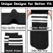 Olreco Youth Soccer Socks for Boys and Girls | Toddler Knee High Long Tube Socks 3-6 Years | Black & White - Buy Online on GoSupps.com