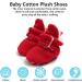 EDOTON Unisex Newborn Winter Boots - Warm Non-Slip Bootie Socks 12-18 Months (Red) - Buy Online on GoSupps.com