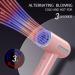 Premium Pink Hair Dryer - 1600W Ionic Blow Dryer with 7 Temperatures 31 Modes Intelligent Control Self-Cleaning and Facial Care Features - Low Noise Includes Diffuser and Nozzle - Buy Online on GoSupps.com