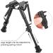 Feyachi B13 Mlok Bipod 6-9 Inch - Lightweight Rifle Bipod for Hunting and Shooting - Direct Mlok System Attachment - Buy Online on GoSupps.com