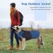 ROZKITCH Waterproof Dog Jacket with Harness Opening, Reflective Strip, Adjustable Windproof Raincoat for Small Medium Large Dogs - Blue-Black XL (Chest 28.3-32.2) - Buy Online on GoSupps.com