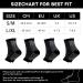 Plantar Fasciitis Compression Socks - 4 Pairs for Neuropathy & Ankle Support - Black - L-XL - Buy Online on GoSupps.com