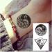 Ooopsiun 20 Sheets Black Mountain Temporary Tattoos - Waterproof Body Art Stickers for Men and Women - Buy Online on GoSupps.com
