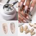 Metallic Painted UV Gel Nail Polish Mirror Metal Painting Gel Polish Gold Silver Nail Art Drawing Nail Polish Soak Off Nail Gel Home DIY Manicure Liner Gel Nail Varnish Gold & Silver - Buy Online on GoSupps.com