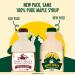 Pure Canadian Maple Syrup 1L - Grade A Dark with Caramel Taste - Ideal for Pancakes & Baking - 1.32kg - Buy Online on GoSupps.com