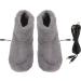 Buy Asixxsix Electrically Heated Foot Warmers - USB Plush Heating Boots for Men & Women - Winter Comfort (Gray) - Buy Online on GoSupps.com