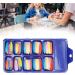 Colorful Nail Tip Pure Color Full Cover Nail Tip Home Salon Stylish Colorful False ABS Material Fake Nail Manicure Tool Easy to Cut(05) - Buy Online on GoSupps.com