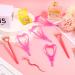 Pink Eyelash Mascara Tool Set - 7 Pieces for Lash Extension, Curling, and Separating - Eyelash Comb, Applicator, Tweezers - Women and Girls - Buy Online on GoSupps.com