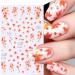 3D Maple Leaf Nail Art Stickers - Fall Embossed Decals for Women & Girls | Autumn Thanksgiving Nail Decorations (4 Sheets - Buy Online on GoSupps.com