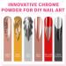 Saviland 48 Colors Chrome Nail Powder Set - Metallic Chrome for Mirror Effect Nail Art - DIY Manicure Decoration with Sponge Sticks - Home and Salon Use - Buy Online on GoSupps.com