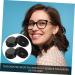 FOMIYES 20 Pairs Anti-Slip Silicone Glasses Ear Pads - Replaceable Eyeglass Support Black 1.1x1CM for Comfort & Stability - Buy Online on GoSupps.com