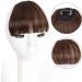 Bangs Clip in Bangs-Fake Bangs Hair Clip Dark Brown Clip on Bangs Real Human Hair Air Curtain Bangs for Women Clips Bangs Hair Extensions Fringe Curved Bangs for Women Curved Bangs for Daily Wear ( T1B/33/27 - Buy Online on GoSupps.com