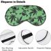 Weed with Skulls Sleep Mask - Adjustable Eye Cover for Sleeping, Blocking Light. Perfect for Night Travel and Napping - Men and Women - Buy Online on GoSupps.com