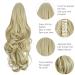 Parxitn 40cm Ponytail Extension - Clip-In Synthetic Hair Blond Braid Perfect for International Shipping - Buy Online on GoSupps.com
