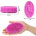 Set of 3 Silicone Body Scrubber Loofahs - Gentle Exfoliating Shower Brushes for Sensitive Skin - Buy Online on GoSupps.com