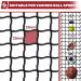 SAPLIZE Golf Practice Net with Target Cloth - Heavy Duty Ball Barrier | DIY Adjustable High Impact Net 10x10ft Blue - Buy Online on GoSupps.com