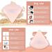 MEM Triangle Powder Puff - 8 Pcs Soft Velour Makeup Puffs for Face Powder Application | Wet & Dry Use Makeup Sponge Tools in Skin-Friendly Black&Nude - Buy Online on GoSupps.com