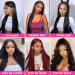 18 20 22 Brazilian Straight Human Hair Bundles with Closure | 100% Unprocessed Virgin Remy Weave - 3 Bundles + HD Lace 4x4 Free Part Closure - Buy Online on GoSupps.com