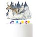 PC Arctic Animals Cake Topper for Birthday and Baby Shower - Adorable Polar Bear Penguin and Seal Decorations Blue