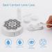 Mandala Flower Round Contact Lens Case | Portable Lens Holder with Mirror | Cute Storage Box for Travel - Buy Online on GoSupps.com