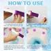 1 x Toilet Gel Toilet Bowl Gel Stamp Fragrance Toilet Cleaner Gel Stamp Kit Air Freshener UwJ912 (Purple One Size) purple one size - Buy Online on GoSupps.com