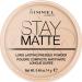 Rimmel Stay Matte Pressed Powder - 03 Peach Glow Cream - Long-lasting Shine Control - Buy Online on GoSupps.com