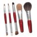 Beatifufu 1 Set Makeup Brush with Bag Women Makeup Make up Brush Applicator Blush Brush Loose Lip Brush Makeup Brush for Women Girl Aluminum Tube Beauty Products The Face