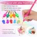 20-Piece Silicone Grips for Children - Ergonomic Writing Aid in 10 Colors | Improve Writing Posture - Buy Online on GoSupps.com
