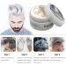 Hair Colour Wax White Hair Spray Temporary Temporary Hair Dye Dye Styling Cream Mud Hair Spray Colour Washable Colour Change Hair Clay for Men Women Instant Styling (White) - Buy Online on GoSupps.com