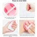 7-Piece Pink Powder Puff Set for Flawless Makeup Application | Dual-Use Face Blending Sponges for Foundation, Concealer & More - Buy Online on GoSupps.com